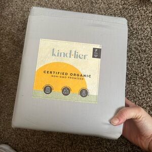 Kindlier organic 4 piece bed sheets- Full